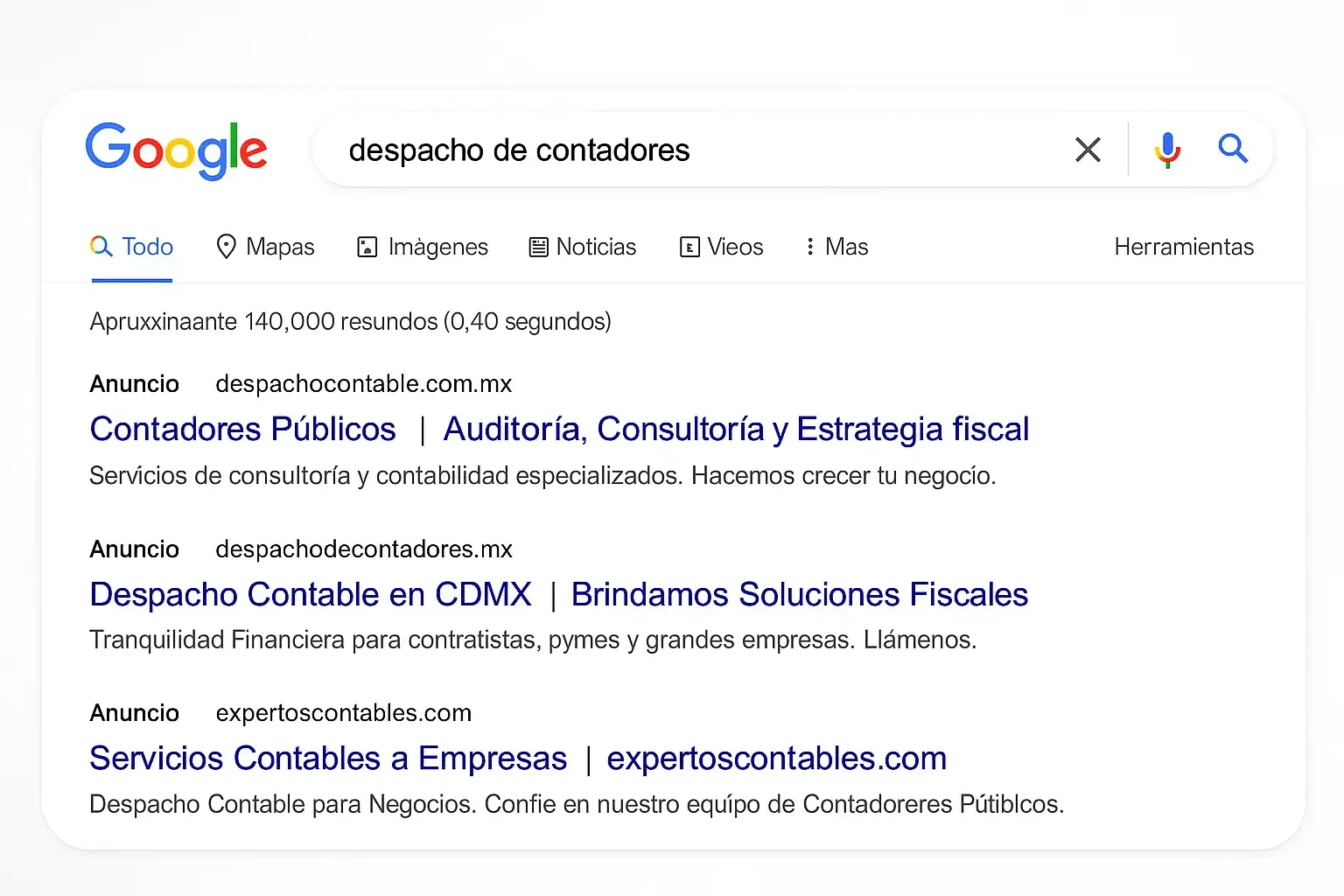 ejemplo de anuncio de google, google ads para negocios