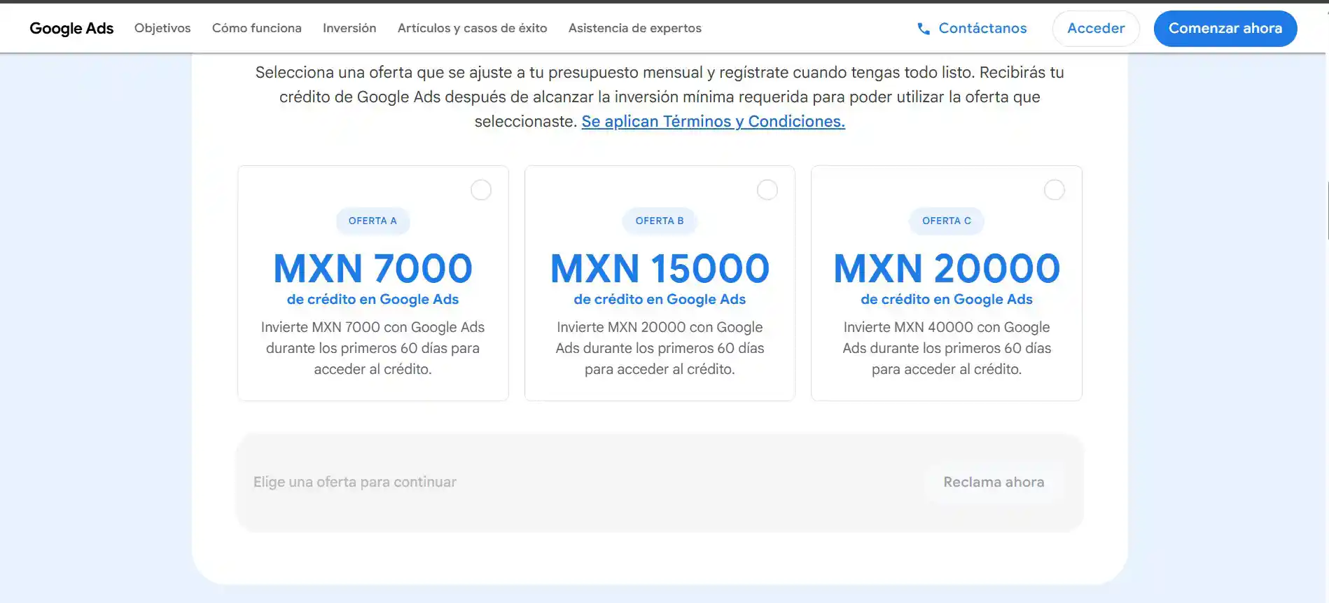 promoción google ads